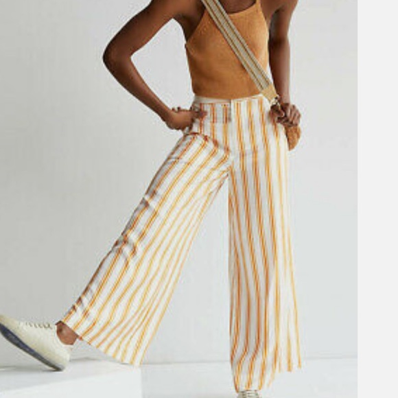 Anthropologie Pants - Maeve ❤️ Anthropologie ❤️ Sunshine Wide Leg Striped Pants